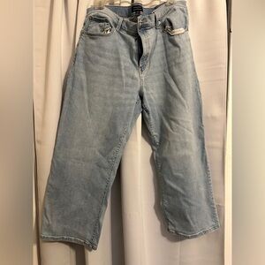Banana Republic Factory Light Blue bootcut cropped jeans